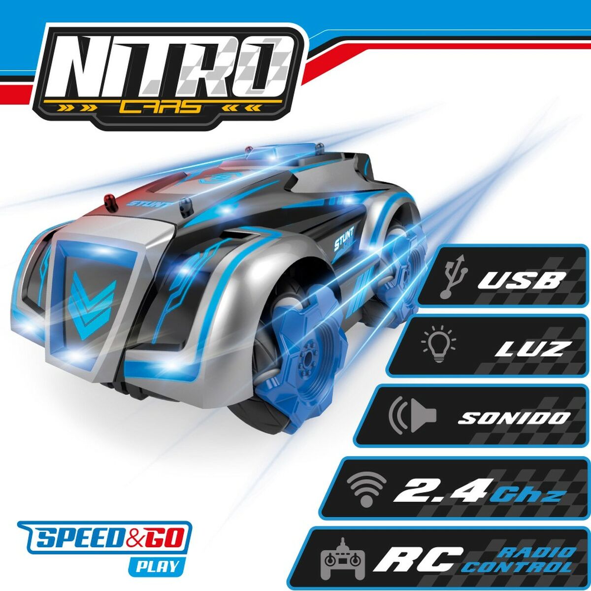 Auto na dálkové ovládání Speed & Go (2 kusů)